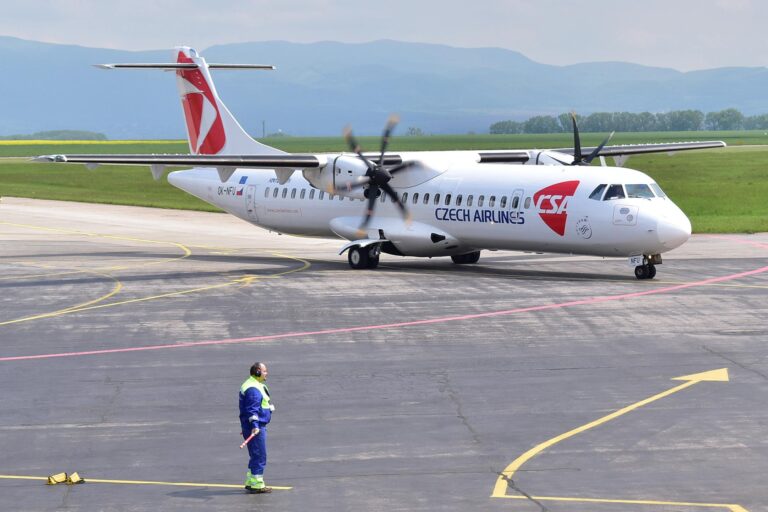 Najnovším prírastkom vo flotile ČSA je ATR 72 značky OK-NFU