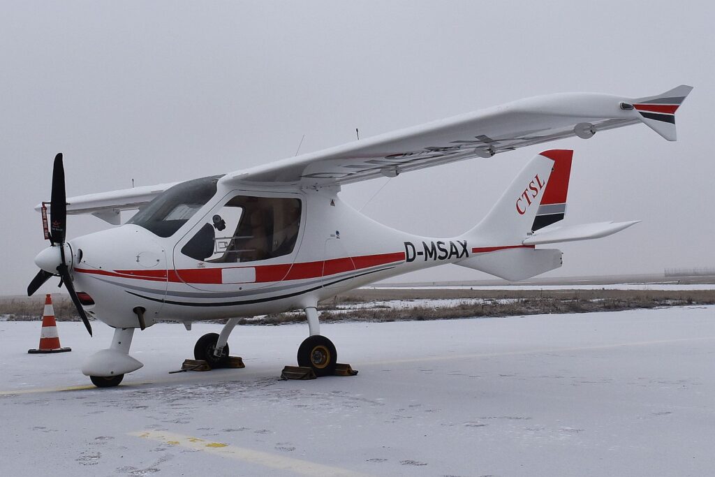 Malé lietadielko originálnych tvarov