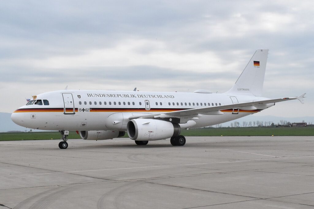 Nemeckého prezidenta priviezol Airbus A319