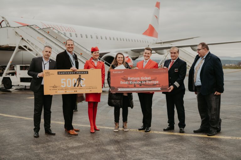 TLAČOVÁ SPRÁVA: Bránami Letiska Košice prešlo v roku 2022 už 500 000 cestujúcich