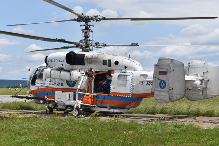 Tankoval u nás ruský vrtuľník Ka-32