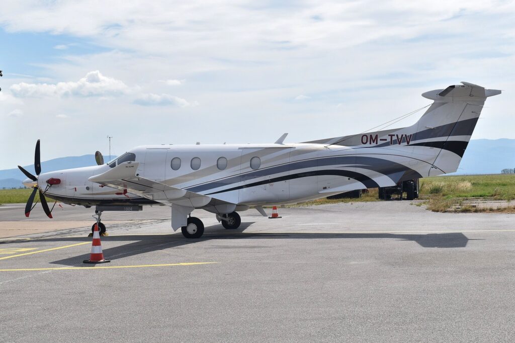 Priletel prvý slovenský Pilatus PC-12