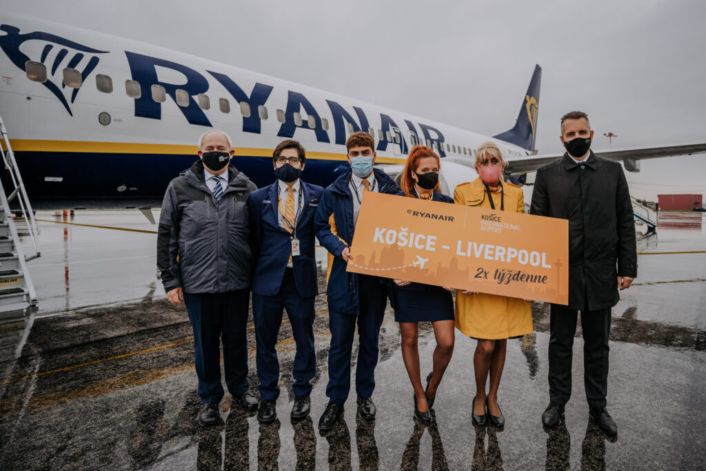 Brand new route from Košice to Liverpool inaugurated today