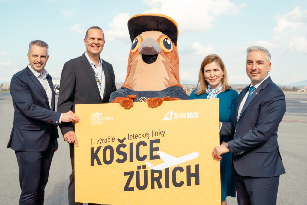 TLAČOVÁ SPRÁVA: SWISS a Letisko Košice oslavujú prvé výročie leteckej linky Košice – Zürich