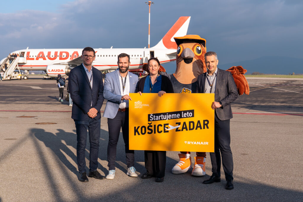 TLAČOVÁ SPRÁVA: Na letisku Košice odštartovali leto prvým letom do Zadaru