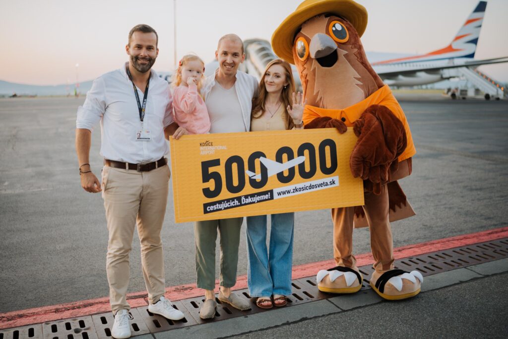 TLAČOVÁ SPRÁVA: Letisko Košice privítalo 500-tisíceho cestujúceho v tomto roku