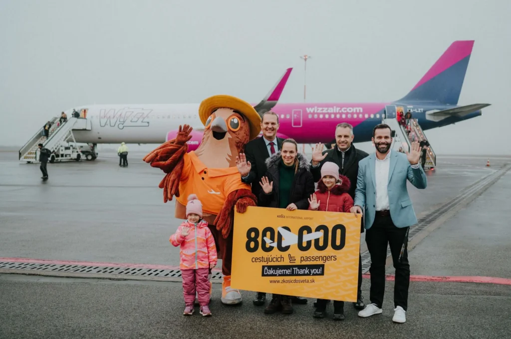 TLAČOVÁ SPRÁVA: Rekordných 800 000 cestujúcich na letisku Košice