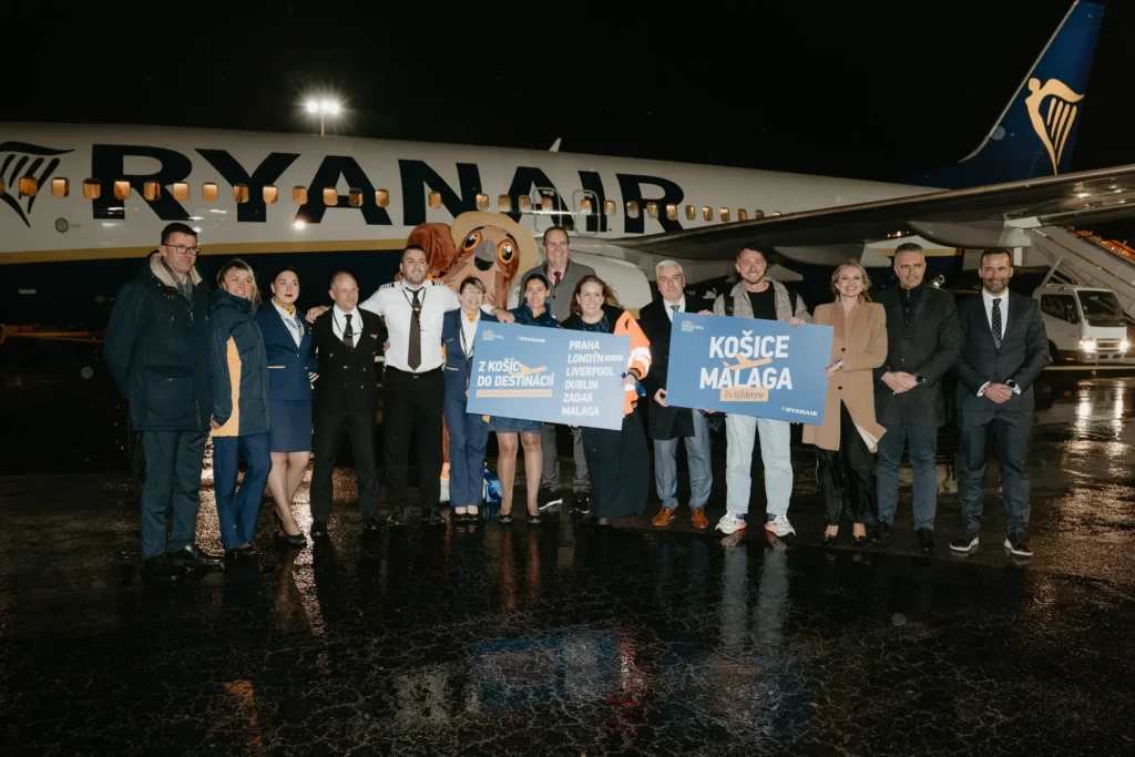 TLAČOVÁ SPRÁVA: Ryanair spustil letecké spojenie z Košíc do Malagy